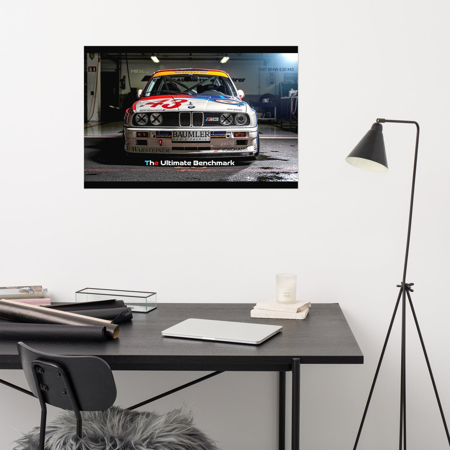 MIENchic — 1987 BMW E30 M3 | The Ultimate Benchmark | 24" × 36" Poster