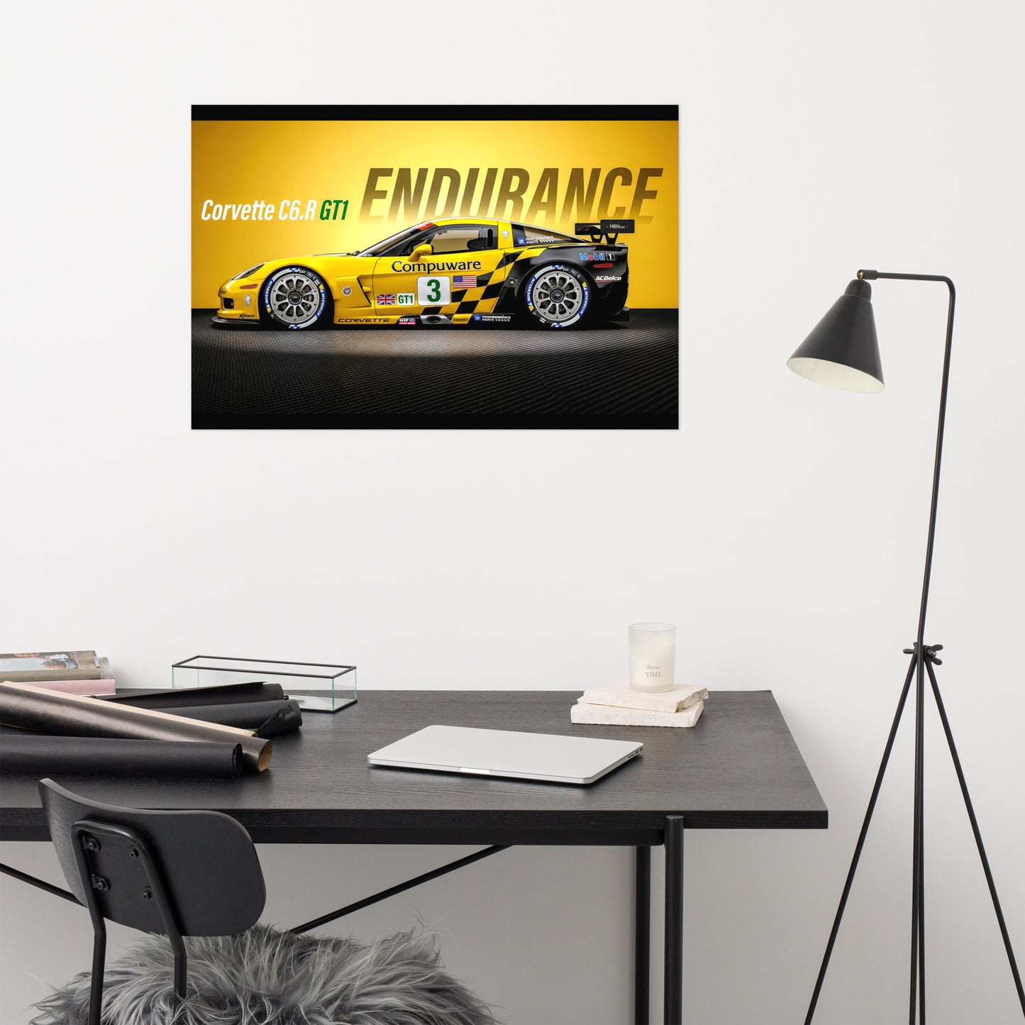 MIENchic — CORVETTE C6R GT1 | American Endurance Series - ENDURANCE | 24" x 36" Poster