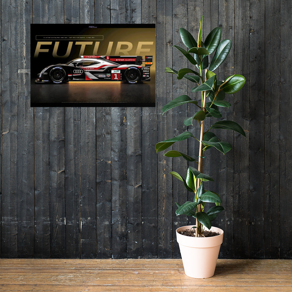 MIENchic — Audi R18 e-tron Quattro 2012 Le Mans | LEGENDS of Le Mans Series - FUTURE | 24" x 36" Poster