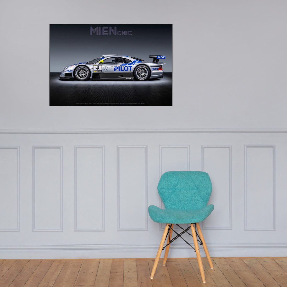 ADLER by MIENchic — Mercedes CLK GTR | Le Mans 1997 | DTM German Touring - ABSOLUTE | 1-of-5 Series | 24" x 36" Poster