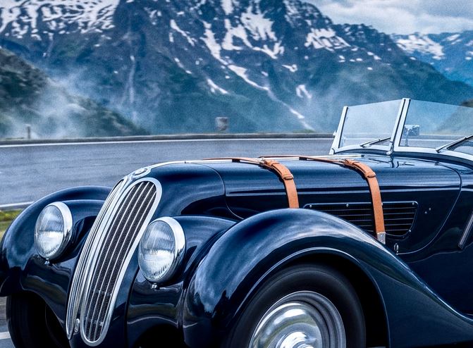 MIENchic — RAPP TO REBIRTH - Volume II - ALPINE | BMW 328 Roadster 1936 | 24" x 36" Poster