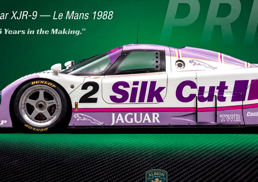 ALBION by MIENchic — Jaguar XJR-9 | Le Mans 1988 | British Endurance Legacy - PRIDE | 24" x 36" Poster