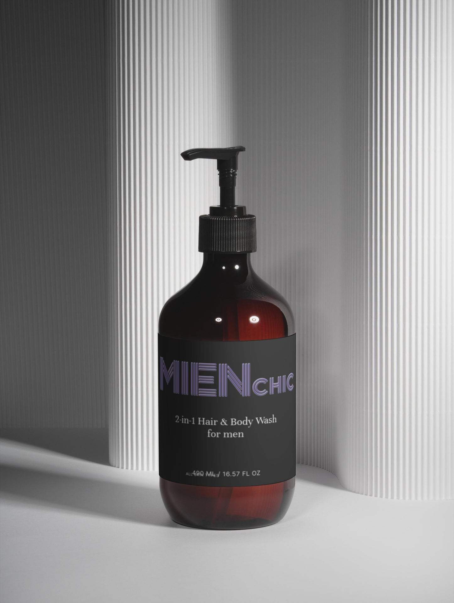 MIENchic DRIVELINE  2-in-1 Hair & Body Wash for Men - European Spa-Quality Multi-Use Cleanser