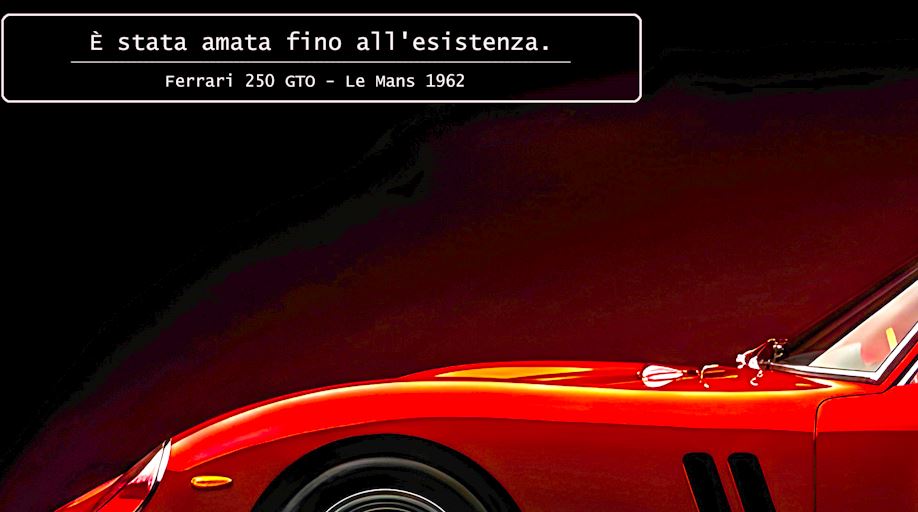 CAVALLO by MIENchic — Ferrari 250 GTO 1962 | 1-of-5 Series - PASSION | 24" x 36" Poster