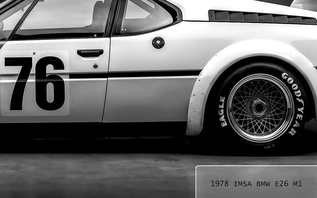 MIENchic — BMW E26 M1 1978 | Original M Blueprint | 24" × 36" Poster