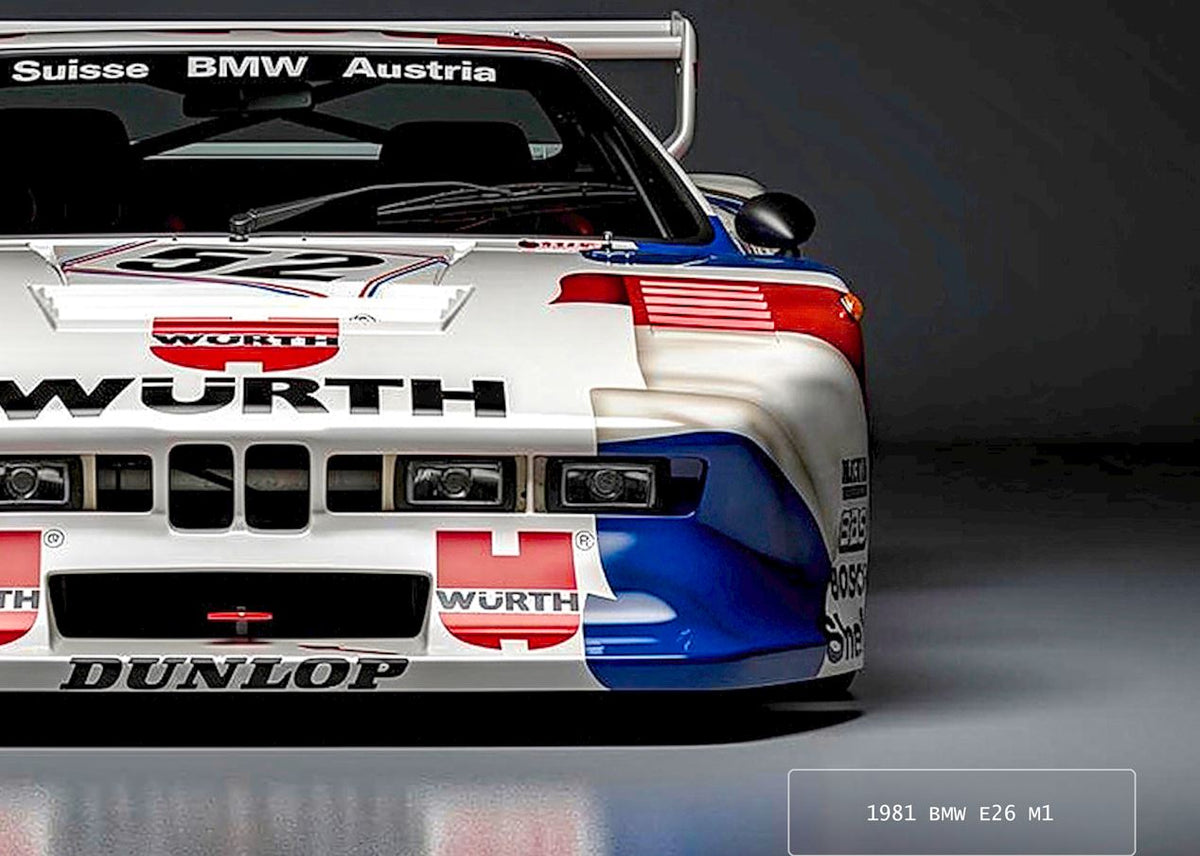 MIENchic — BMW E26 M1 1981 | MAGNITUDE | 24" × 36" Poster