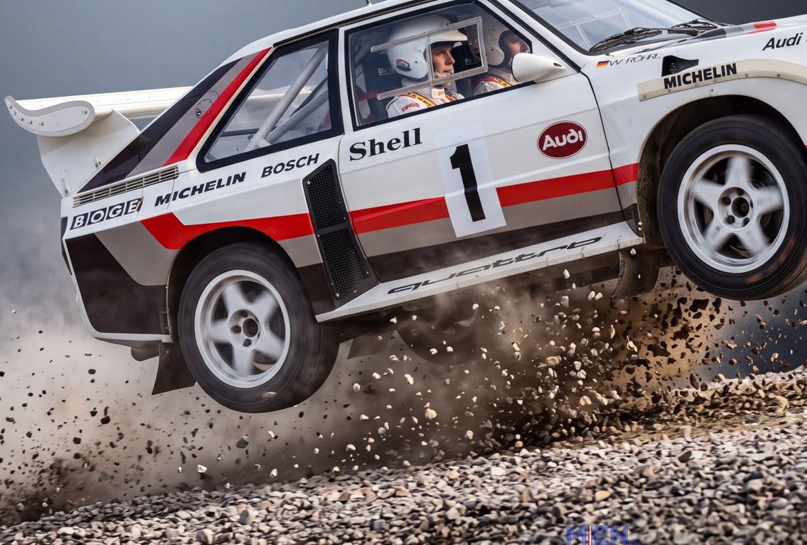 ADLER by MIENchic — Audi Quattro S1 E2 | Group B Rally 1985 | DTM German Touring - QUATTRO | 24" x 36" Poster