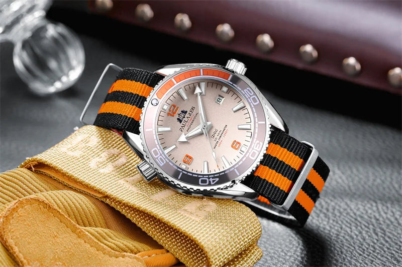 Professional Automatic Diving Watch - Men's Luxury Timepiece