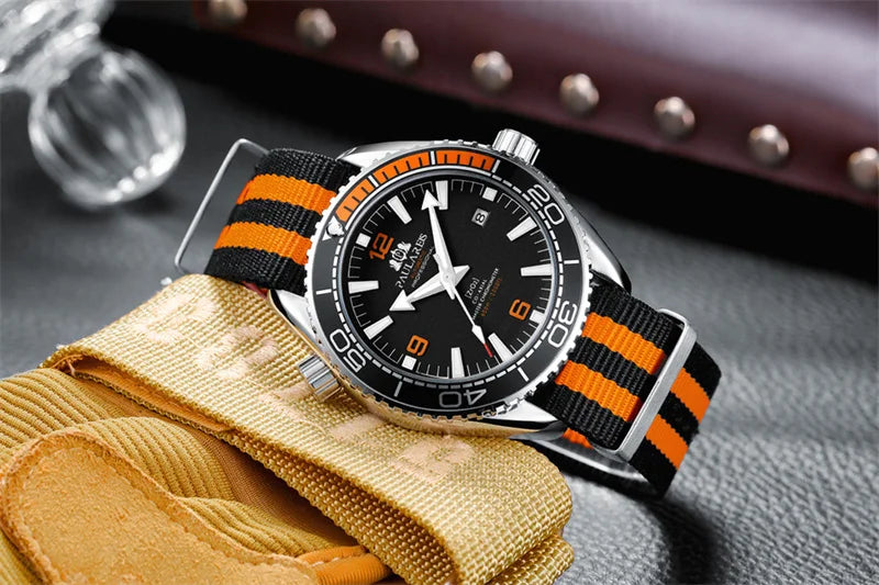 Professional Automatic Diving Watch - Men's Luxury Timepiece