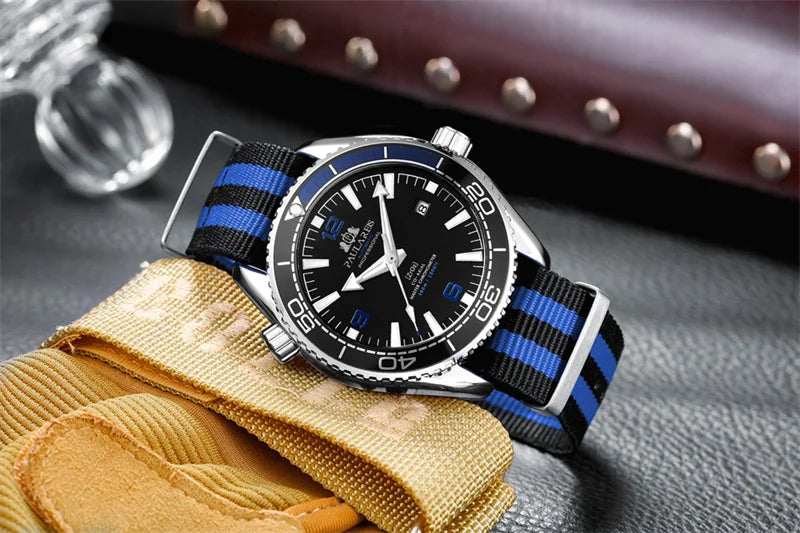 Professional Automatic Diving Watch - Men's Luxury Timepiece