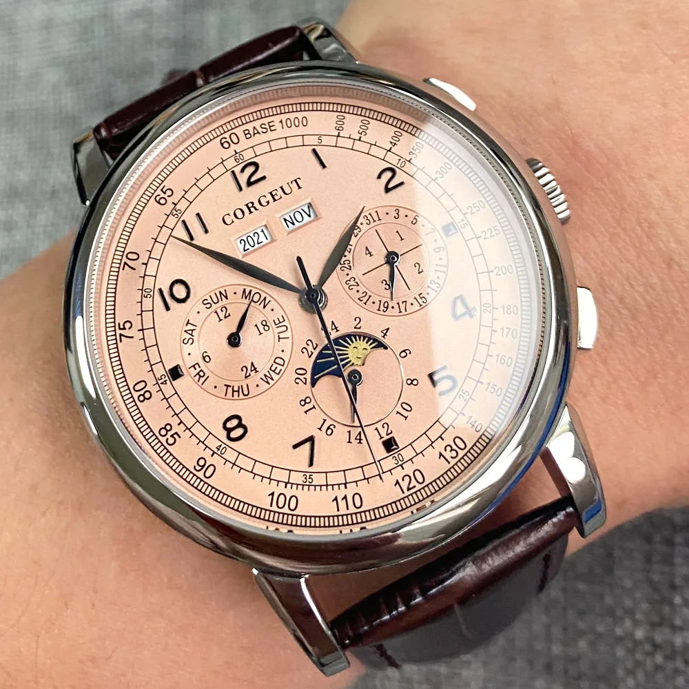 Swiss-Style Timekeeping Men's Multifunction Automatic Watch