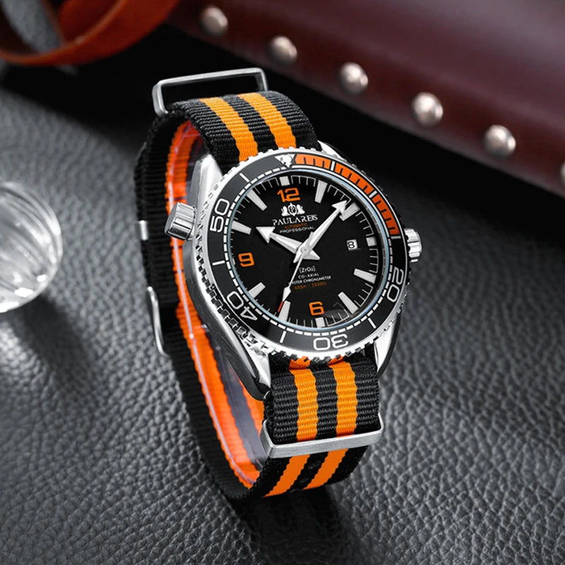 Professional Automatic Diving Watch - Men's Luxury Timepiece