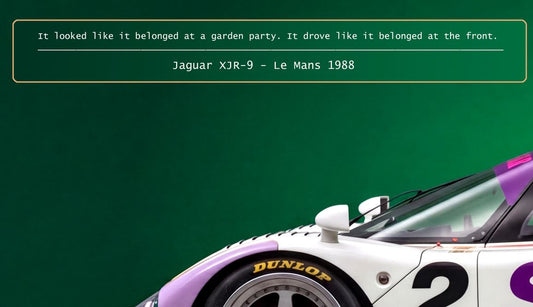 ALBION by MIENchic — Jaguar XJR-9 Le Mans 1988 | 1-of-5 Series | British Endurance Legacy - PRIDE | 24" x 36" Poster