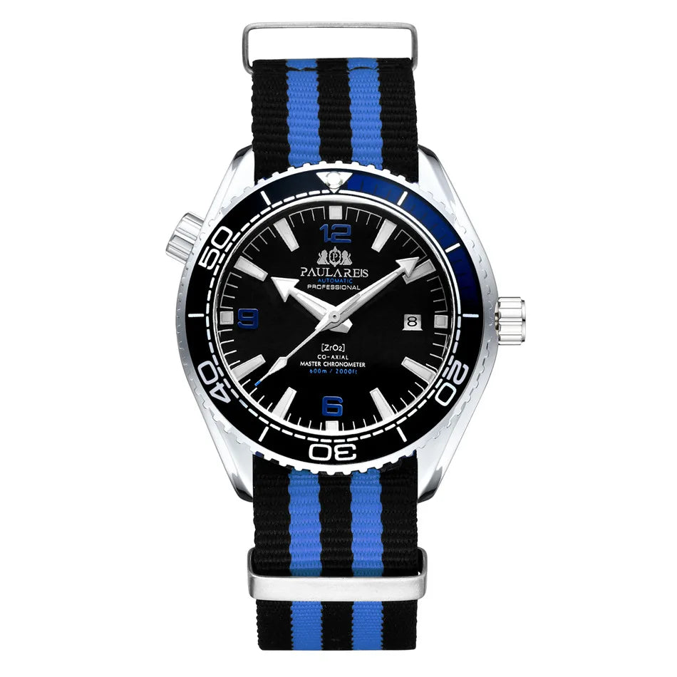 Professional Automatic Diving Watch - Men's Luxury Timepiece