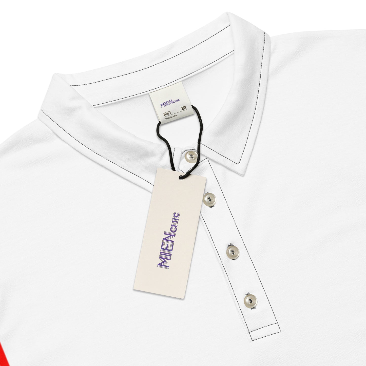 MIENchic Refined Minimalist Men's DRIVELINE Slim Fit Polo