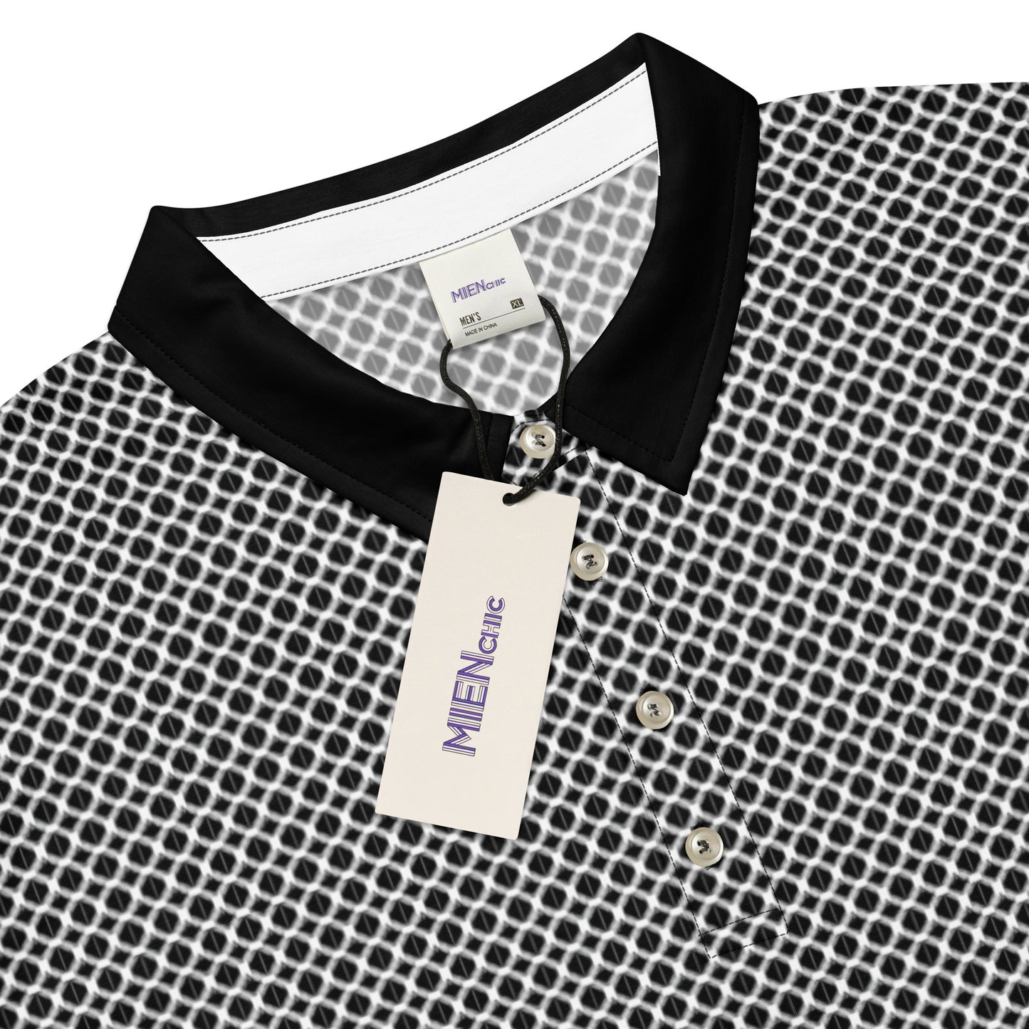 MIENchic Refined Minimalist Men's DRIVELINE Slim Fit Polo
