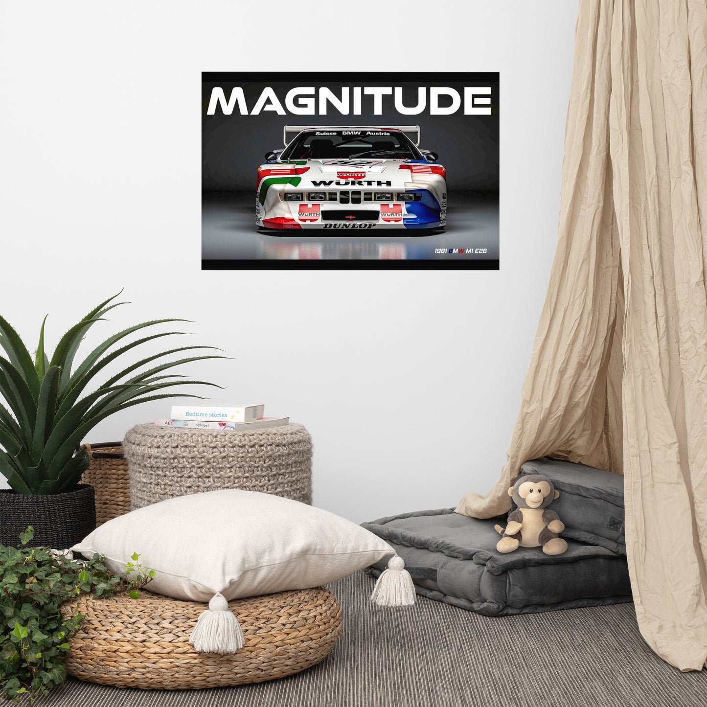 MIENchic — BMW E26 M1 1981 | MAGNITUDE | 24" × 36" Poster