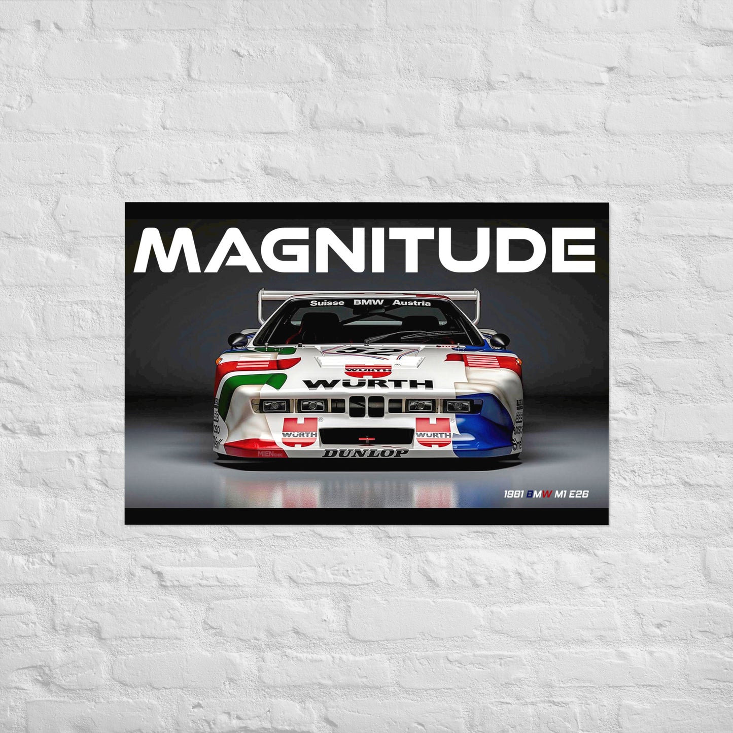 MIENchic — BMW E26 M1 1981 | MAGNITUDE | 24" × 36" Poster