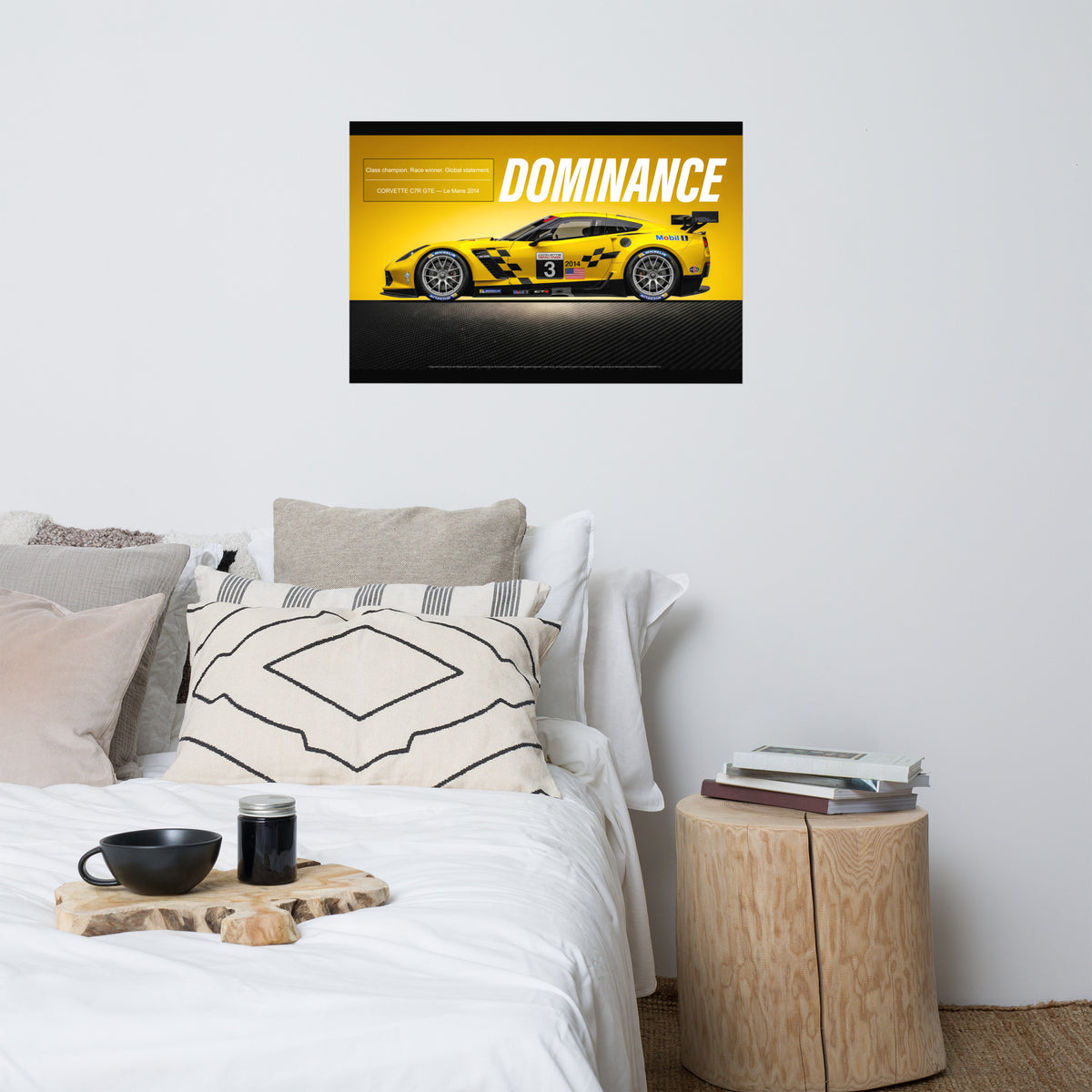 MIENchic — CORVETTE C7R GTE 2014 | American Endurance Series - DOMINANCE | 24" x 36" Poster