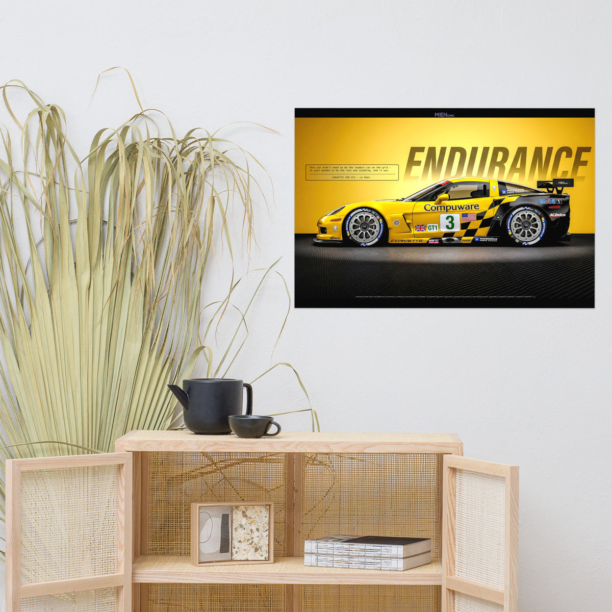 American Endurance Series - ENDURANCE | MIENchic — CORVETTE C6R GT1 | 24" x 36" Poster