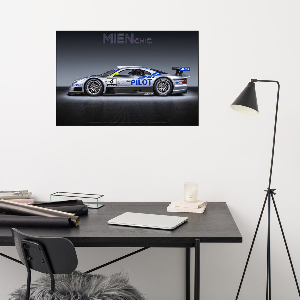 ADLER by MIENchic — Mercedes CLK GTR | Le Mans 1997 | DTM German Touring - ABSOLUTE | 1-of-5 Series | 24" x 36" Poster