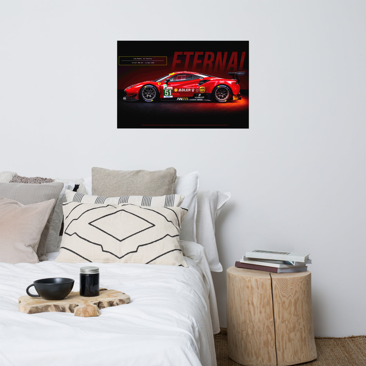 CAVALLO by MIENchic | Ferrari 488 GTE 2019 | 5-of-5 Series - ETERNAL | 24" x 36" Poster