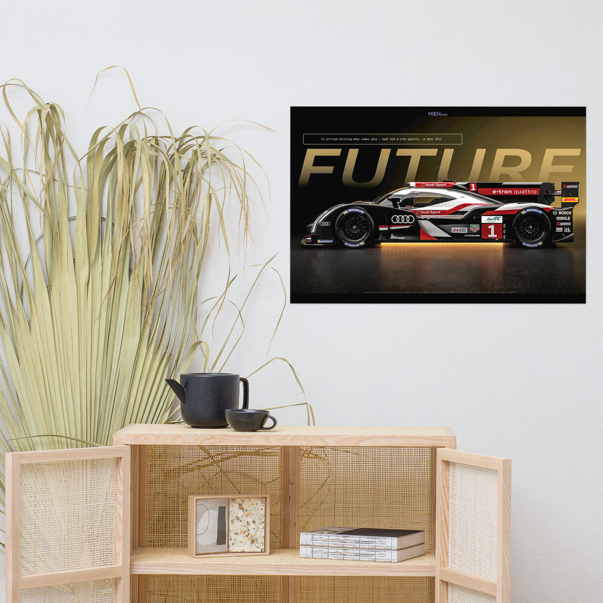MIENchic — Audi R18 e-tron Quattro 2012 Le Mans | LEGENDS of Le Mans Series - FUTURE | 24" x 36" Poster