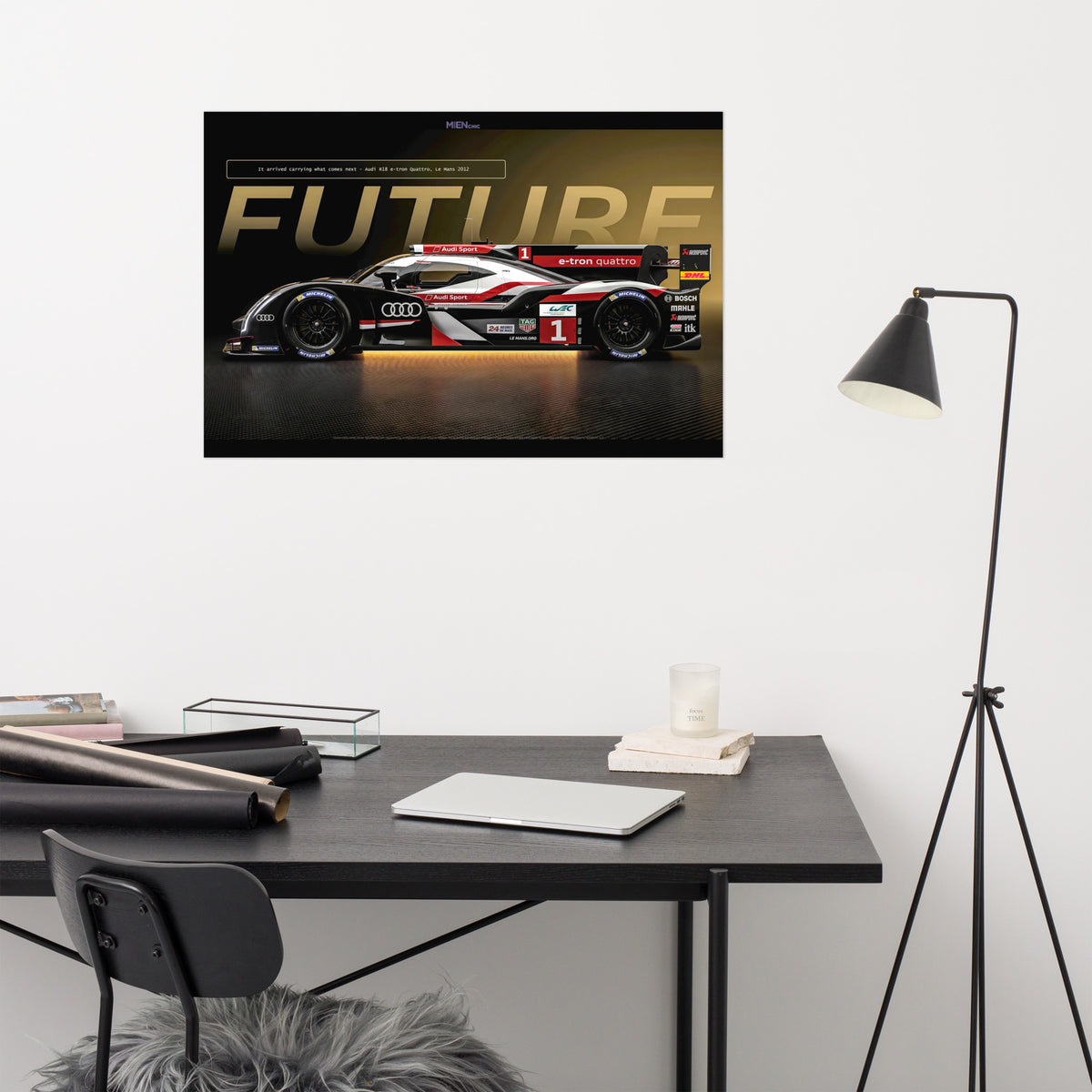 MIENchic — Audi R18 e-tron Quattro 2012 Le Mans | LEGENDS of Le Mans Series - FUTURE | 24" x 36" Poster