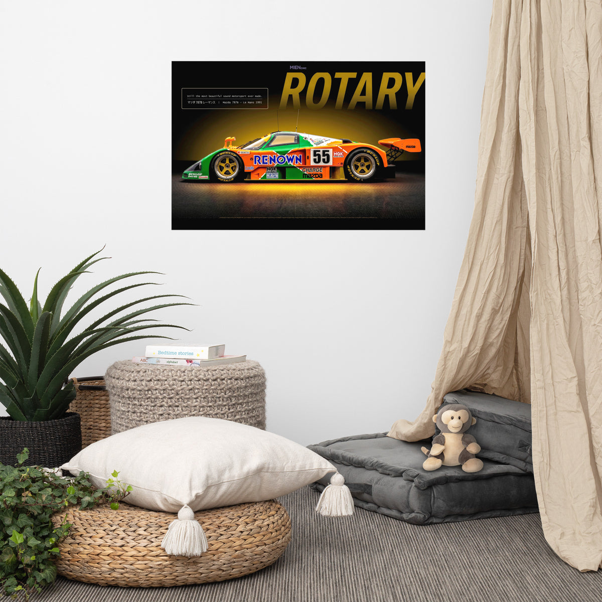MIENchic — Mazda 787B 1991 Le Mans | LEGENDS of Le Mans Series - ROTARY | 24" x 36" Poster