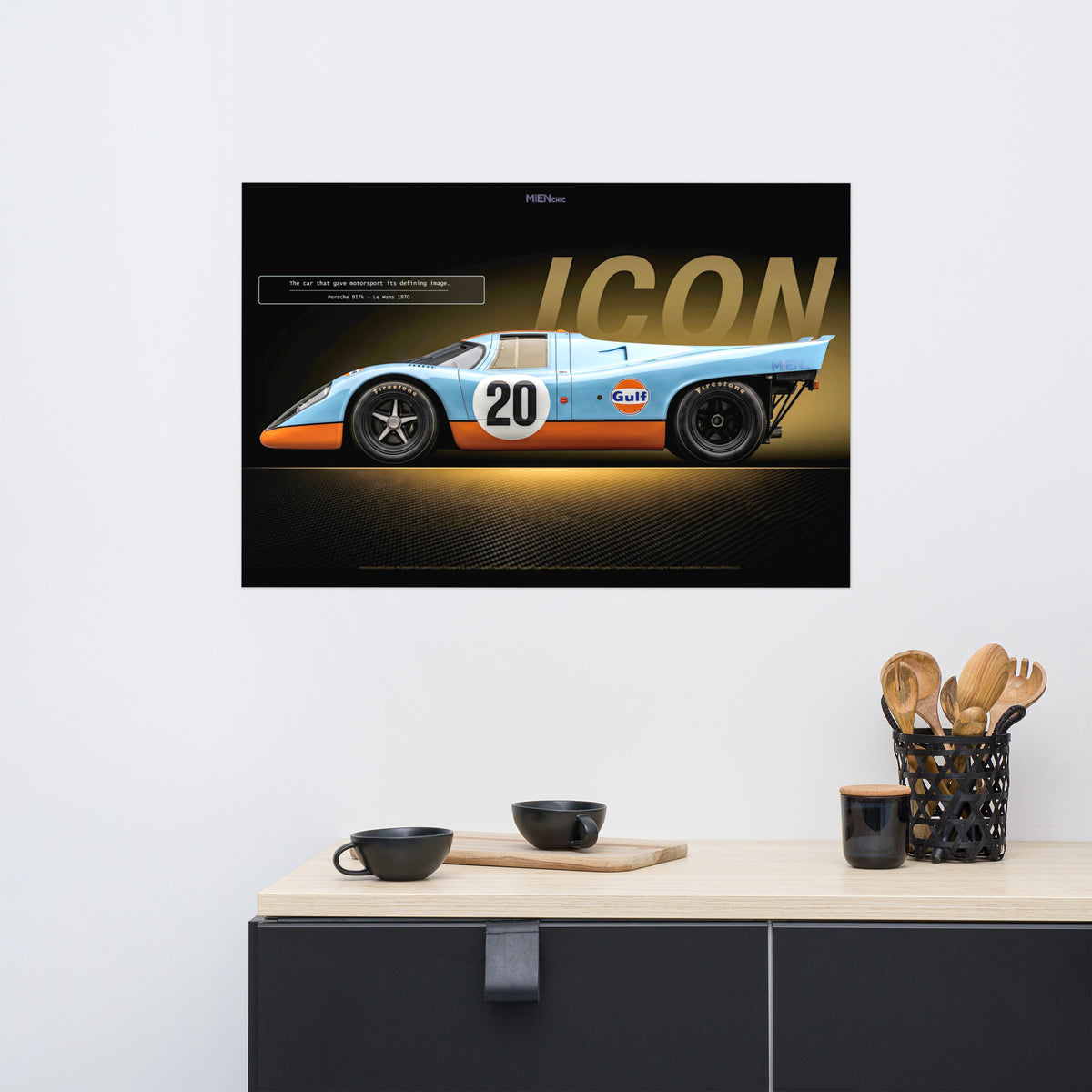 MIENchic — Porsche 917K 1970 Le Mans | LEGENDS of Le Mans Series - ICON | 24" x 36" Poster