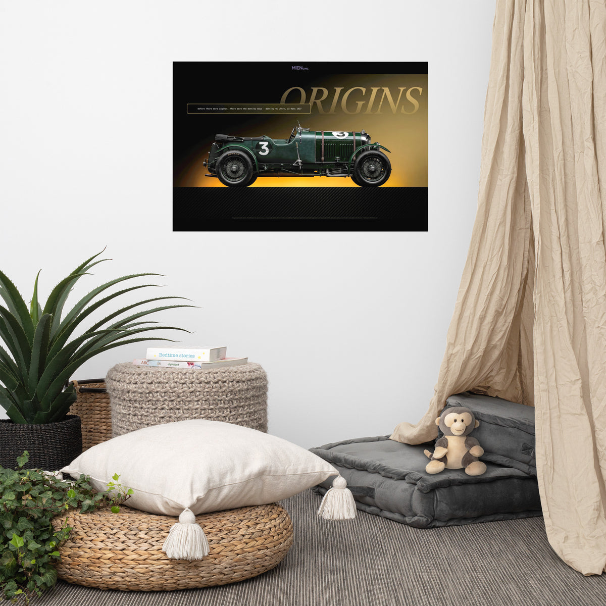 MIENchic — Bentley 1927 4½ Litre Le Mans | LEGENDS of Le Mans Series - ORIGINS | 24" x 36" Poster