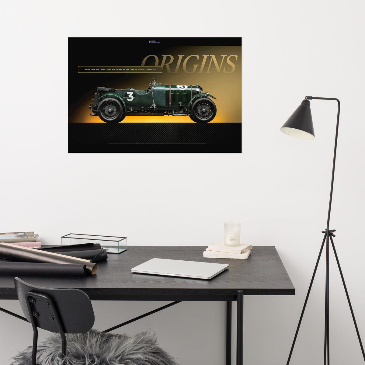 MIENchic — Bentley 1927 4½ Litre Le Mans | LEGENDS of Le Mans Series - ORIGINS | 24" x 36" Poster