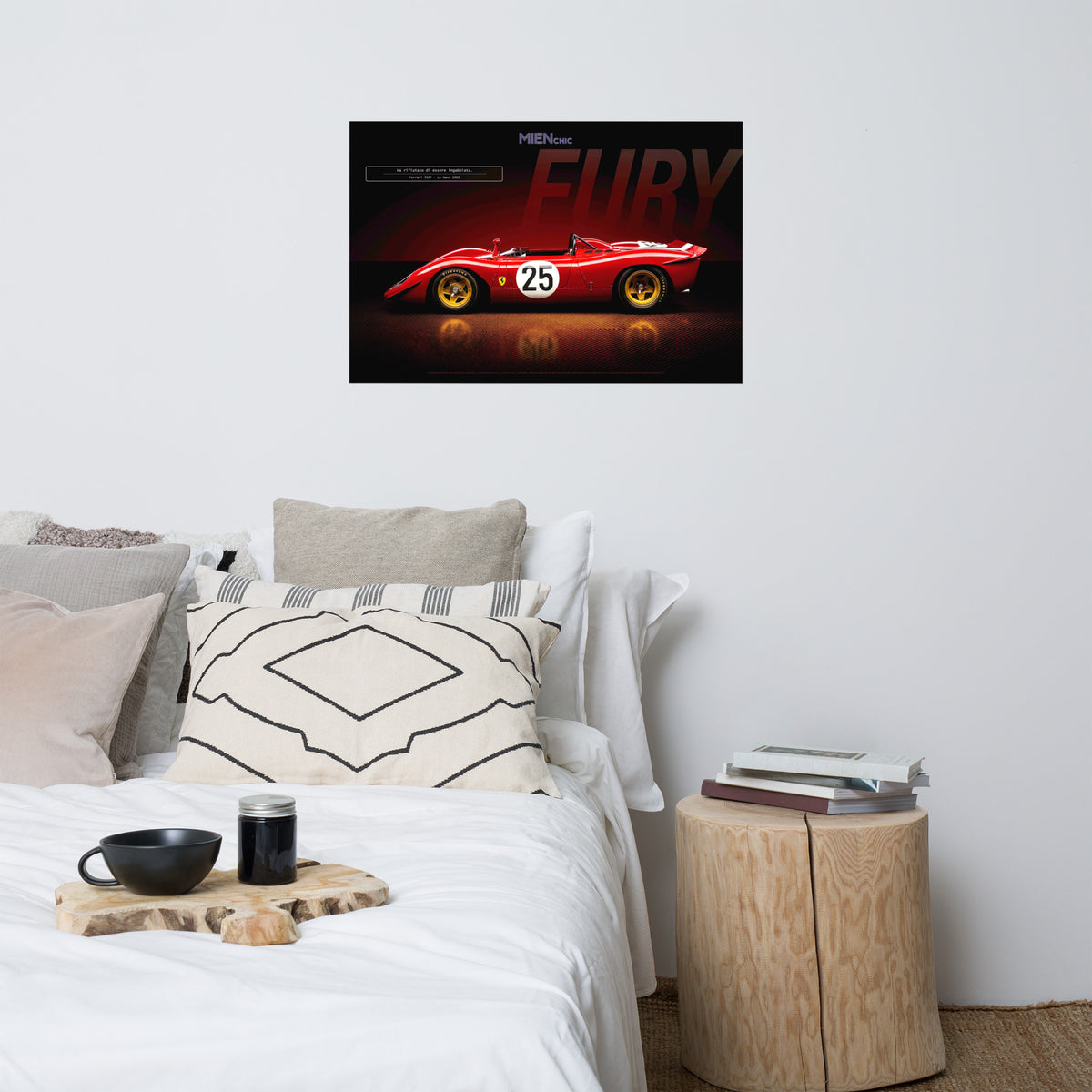 CAVALLO by MIENchic — Ferrari 312P 1969 | 2-of-5 Series - FURY | 24" x 36" Poster