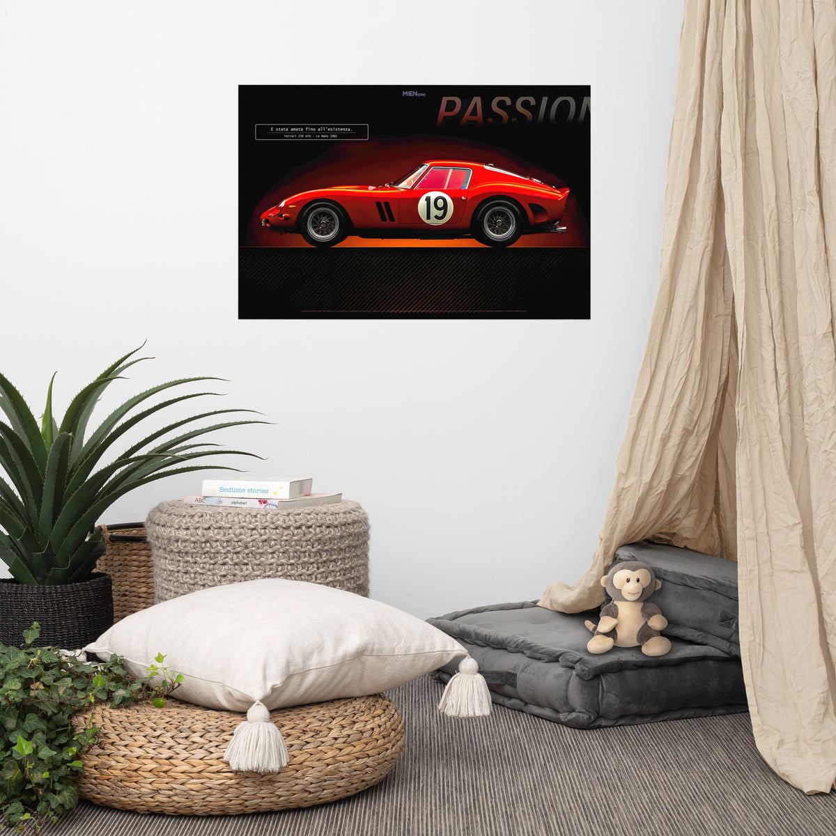 CAVALLO by MIENchic — Ferrari 250 GTO 1962 | 1-of-5 Series - PASSION | 24" x 36" Poster
