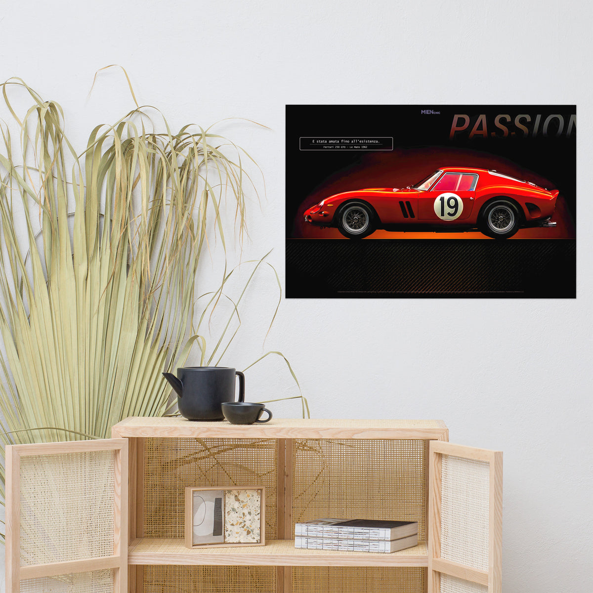CAVALLO by MIENchic — Ferrari 250 GTO 1962 | 1-of-5 Series - PASSION | 24" x 36" Poster