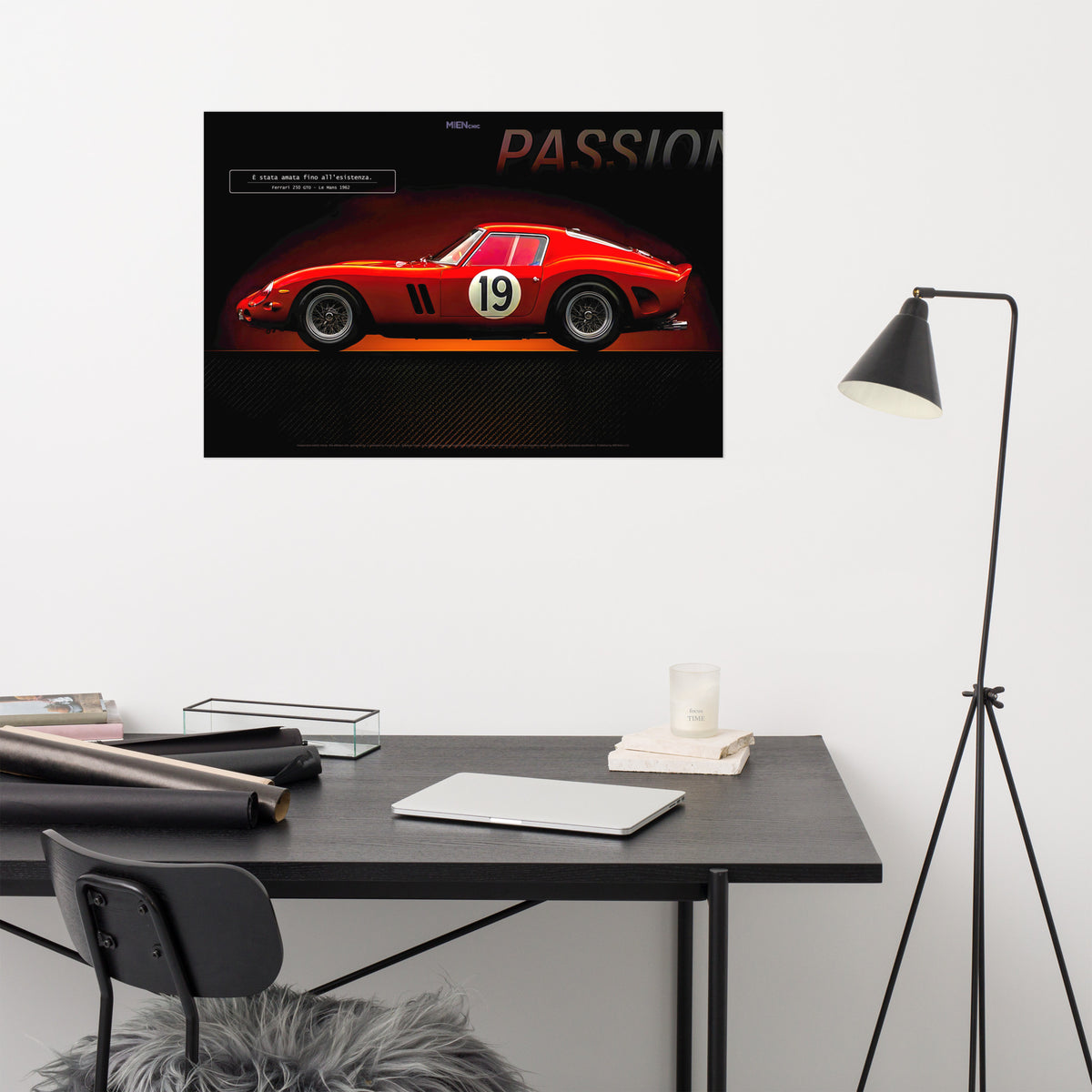 CAVALLO by MIENchic — Ferrari 250 GTO 1962 | 1-of-5 Series - PASSION | 24" x 36" Poster