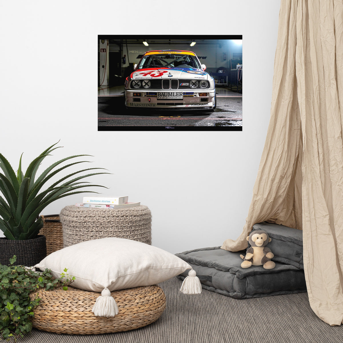 MIENchic — 1987 BMW E30 M3 | DTM Machine | 24" × 36" Poster
