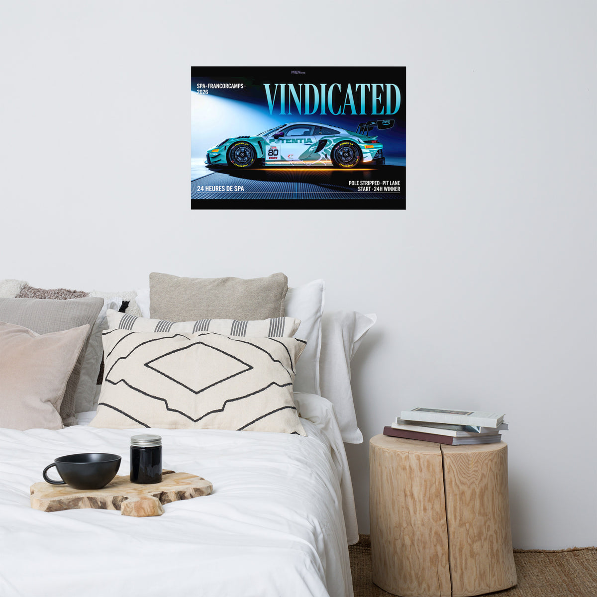 MIENchic — 2026 Porsche 911 GT3 R Spa 24 Hr. Winner | VINDICATED | 24" × 36" Poster