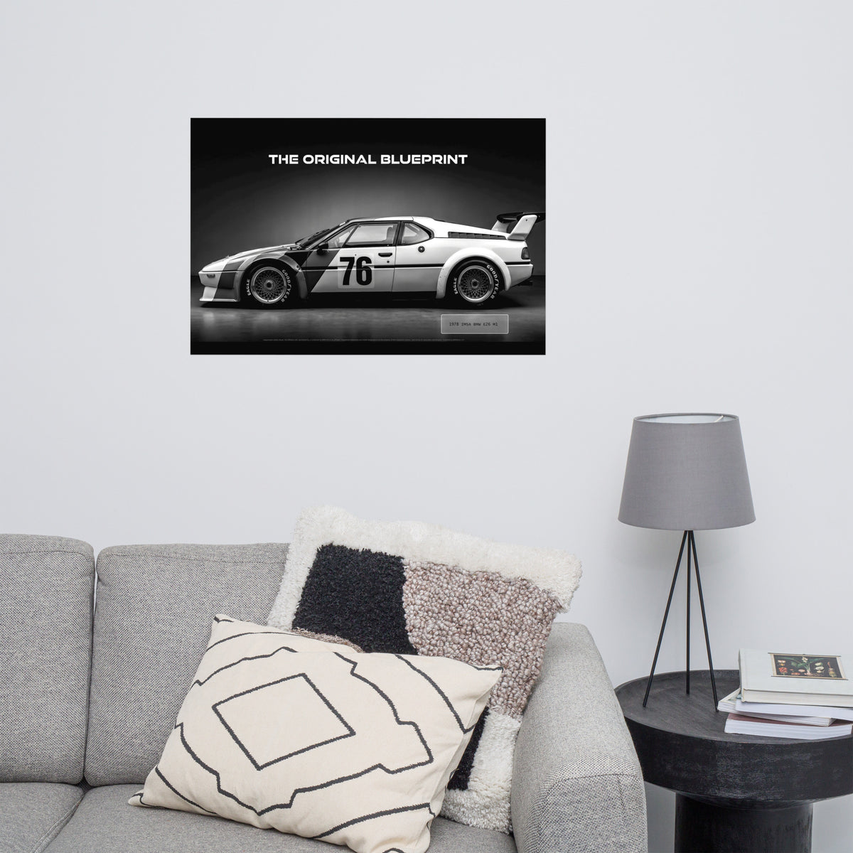 MIENchic — BMW E26 M1 1978 | Original M Blueprint | 24" × 36" Poster