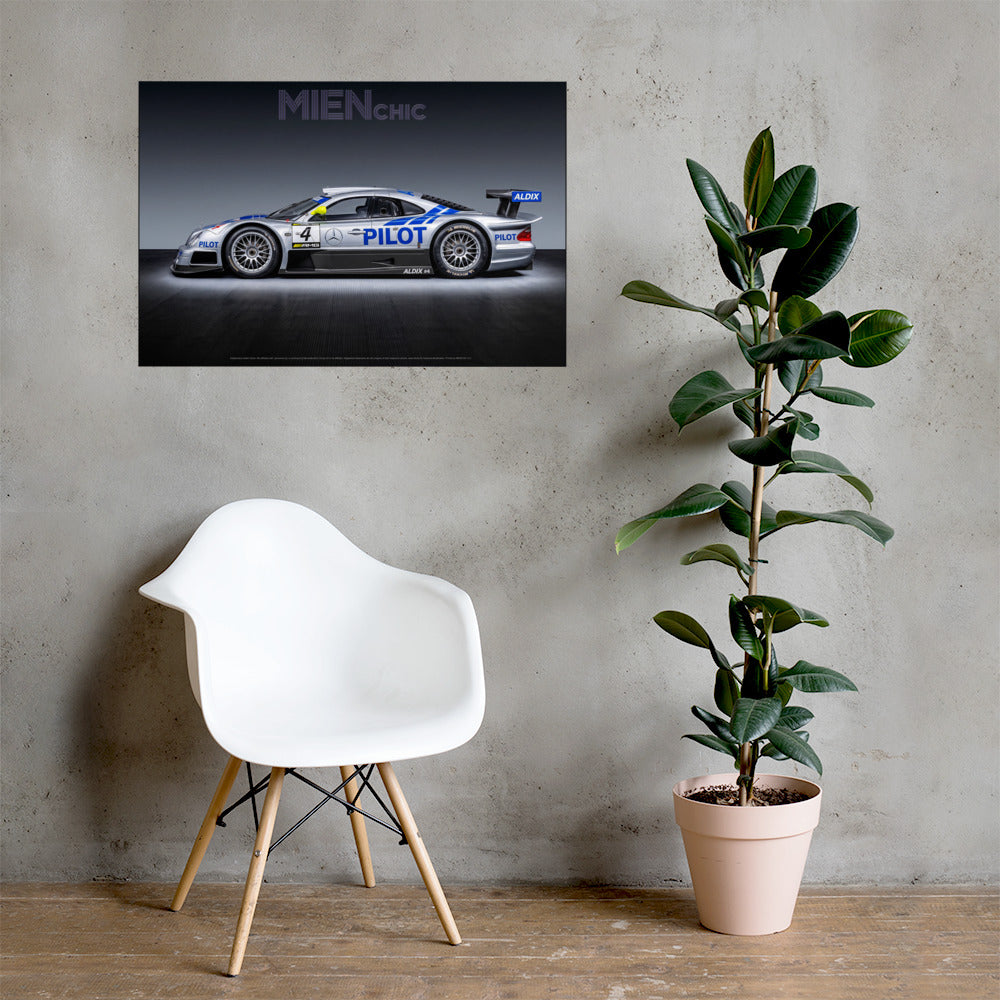 ADLER by MIENchic — Mercedes CLK GTR | Le Mans 1997 | DTM German Touring - ABSOLUTE | 1-of-5 Series | 24" x 36" Poster