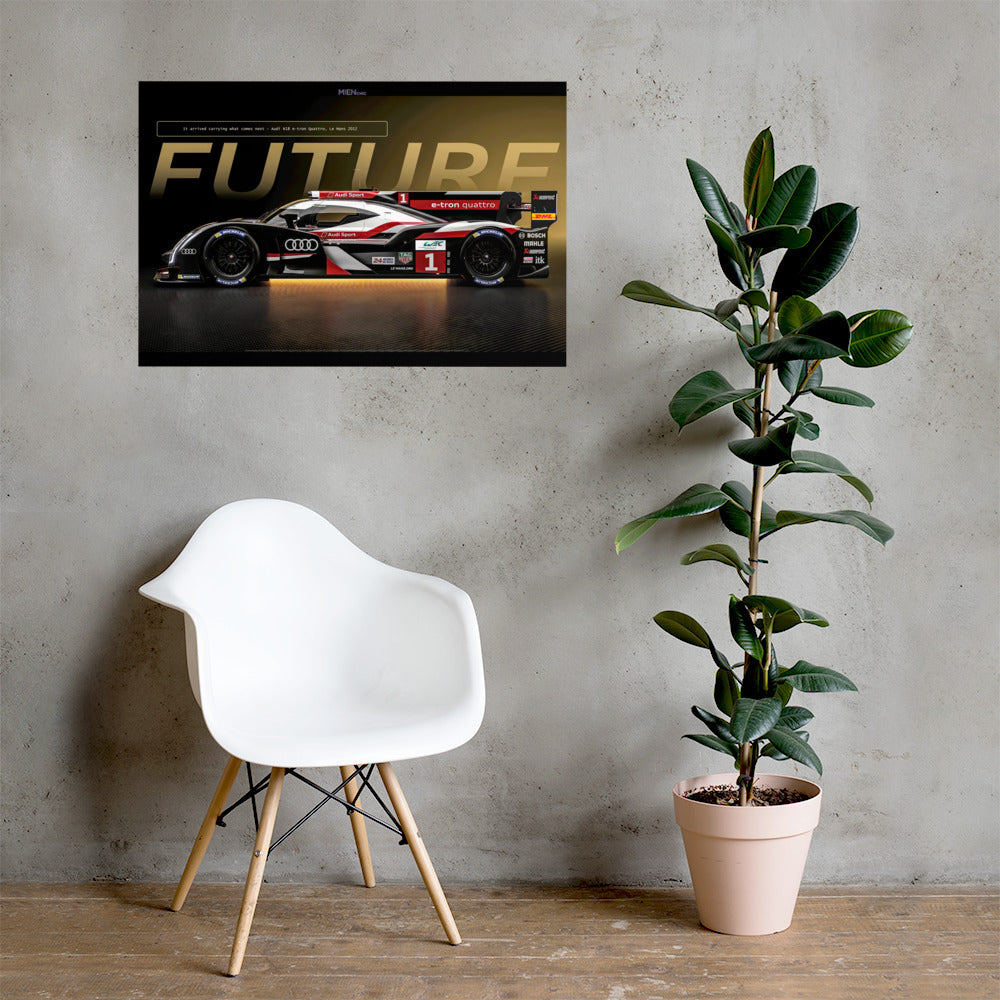 MIENchic — Audi R18 e-tron Quattro 2012 Le Mans | LEGENDS of Le Mans Series - FUTURE | 24" x 36" Poster