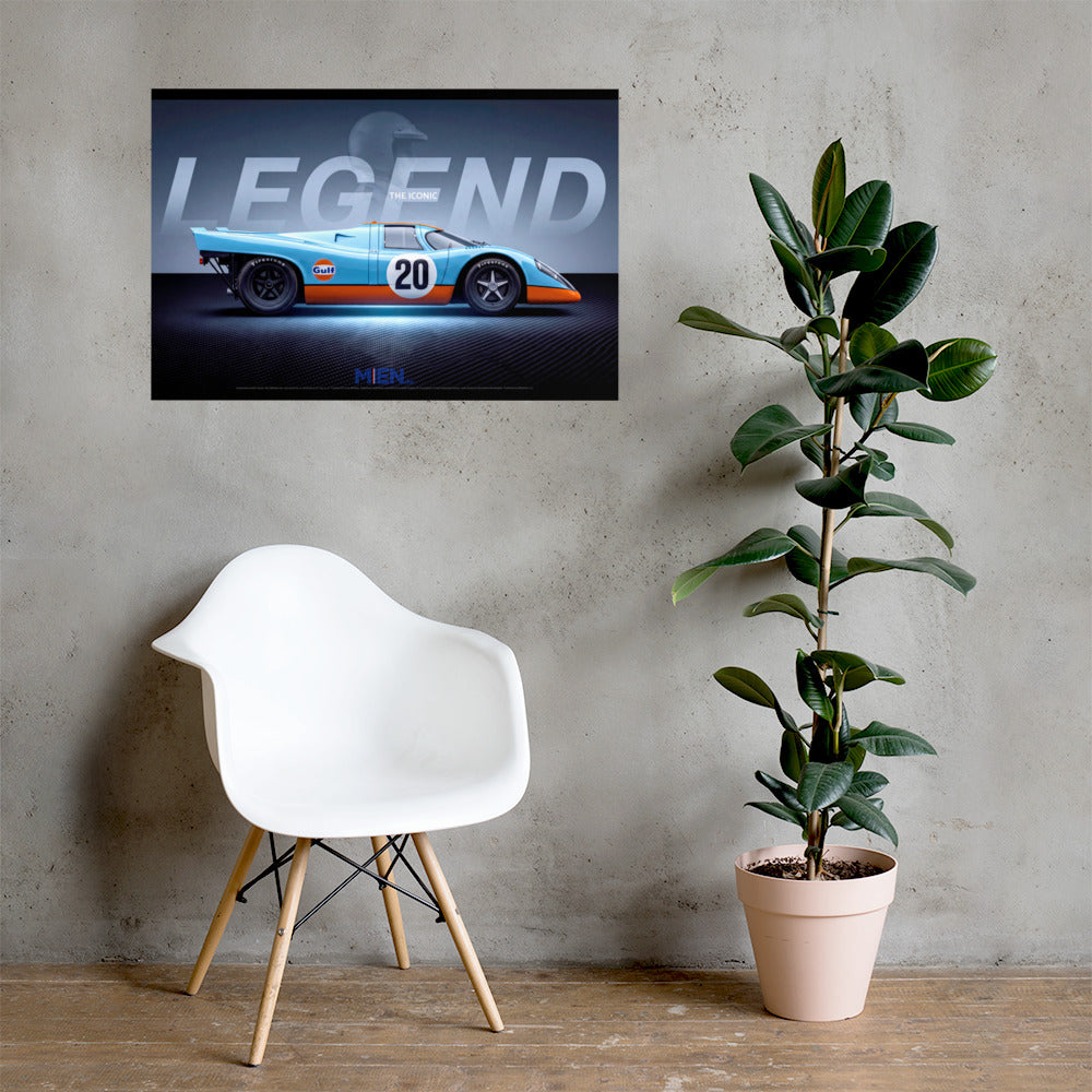 MIENchic — Porsche 917K | Le Mans 1970 | Porsche Endurance Legacy - LEGEND | 24" x 36" Poster