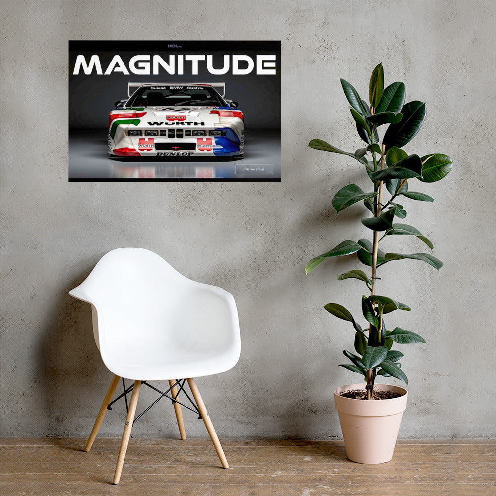 MIENchic — BMW E26 M1 1981 | MAGNITUDE | 24" × 36" Poster