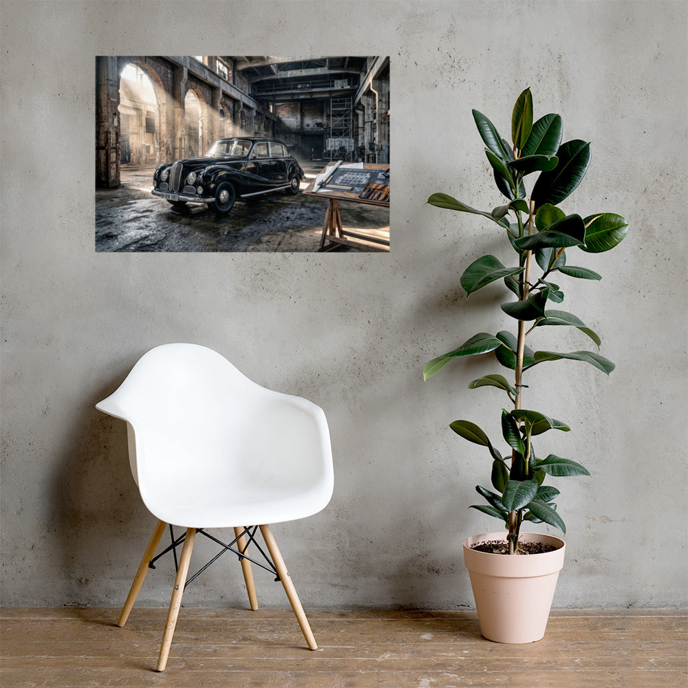 MIENchic — RAPP TO REBIRTH - VOLUME III — How the Art Won. | BMW 501 Baroque Angel 1951 | 24" x 36"