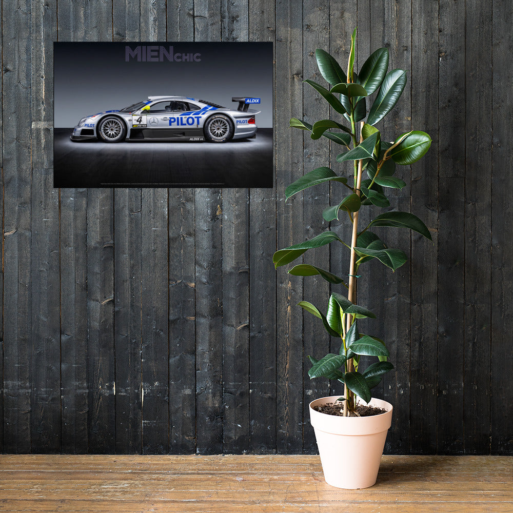 ADLER by MIENchic — Mercedes CLK GTR | Le Mans 1997 | DTM German Touring - ABSOLUTE | 1-of-5 Series | 24" x 36" Poster