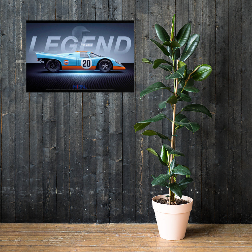 MIENchic — Porsche 917K | Le Mans 1970 | Porsche Endurance Legacy - LEGEND | 24" x 36" Poster