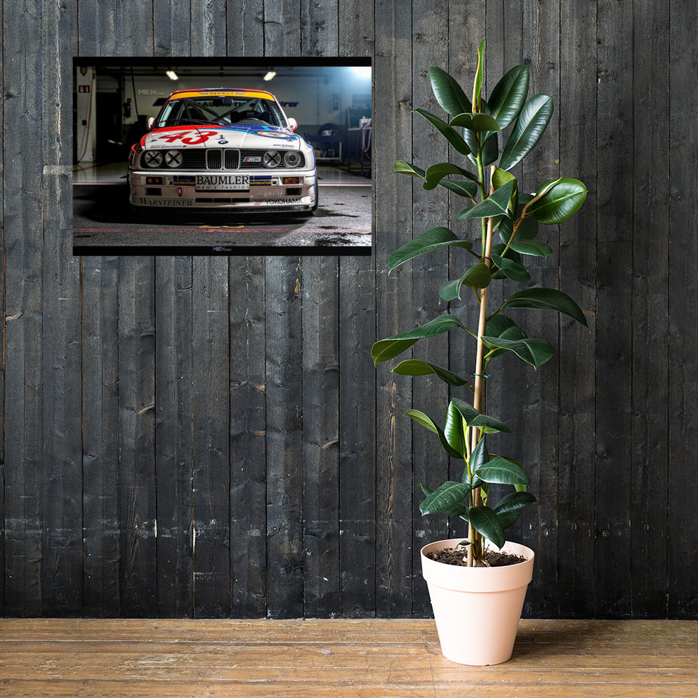 MIENchic — 1987 BMW E30 M3 | DTM Machine | 24" × 36" Poster