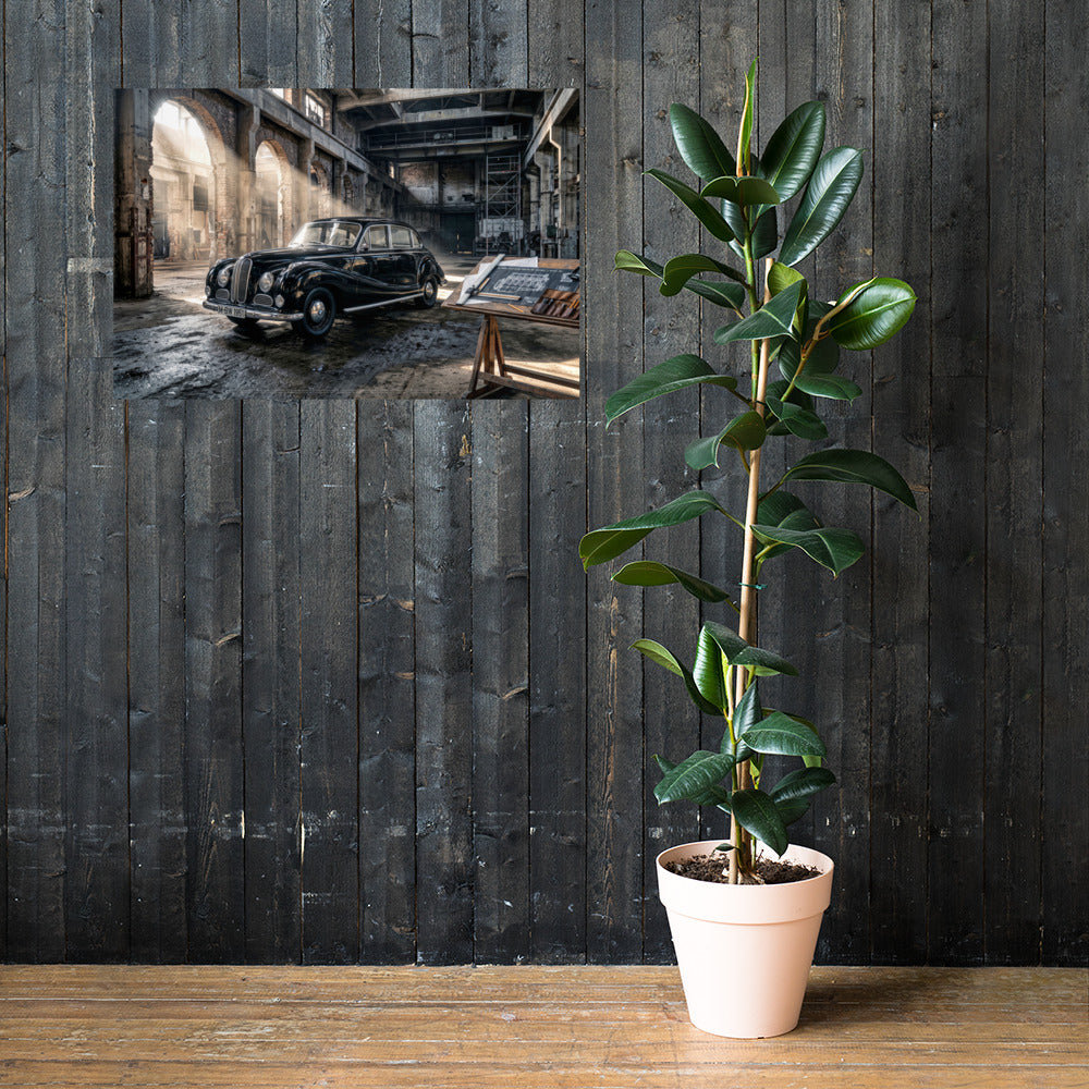 MIENchic — RAPP TO REBIRTH - VOLUME III — How the Art Won. | BMW 501 Baroque Angel 1951 | 24" x 36"