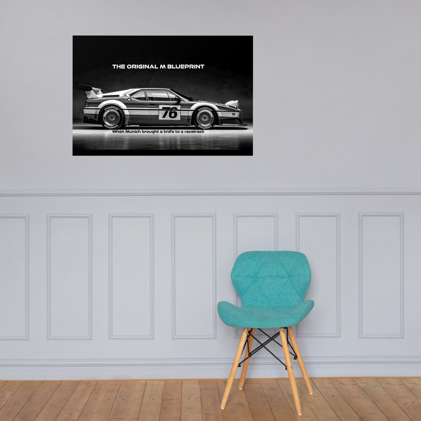 MIENchic — 1981 BMW E26 M1 | Original M Blueprint | 24" × 36" Poster