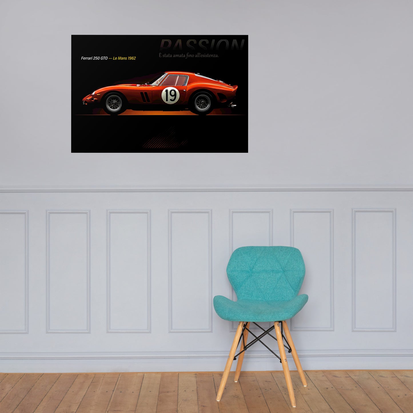 CAVALLO by MIENchic — Ferrari 250 GTO 1962 | 1-of-5 Series - PASSION | 24" x 36" Poster